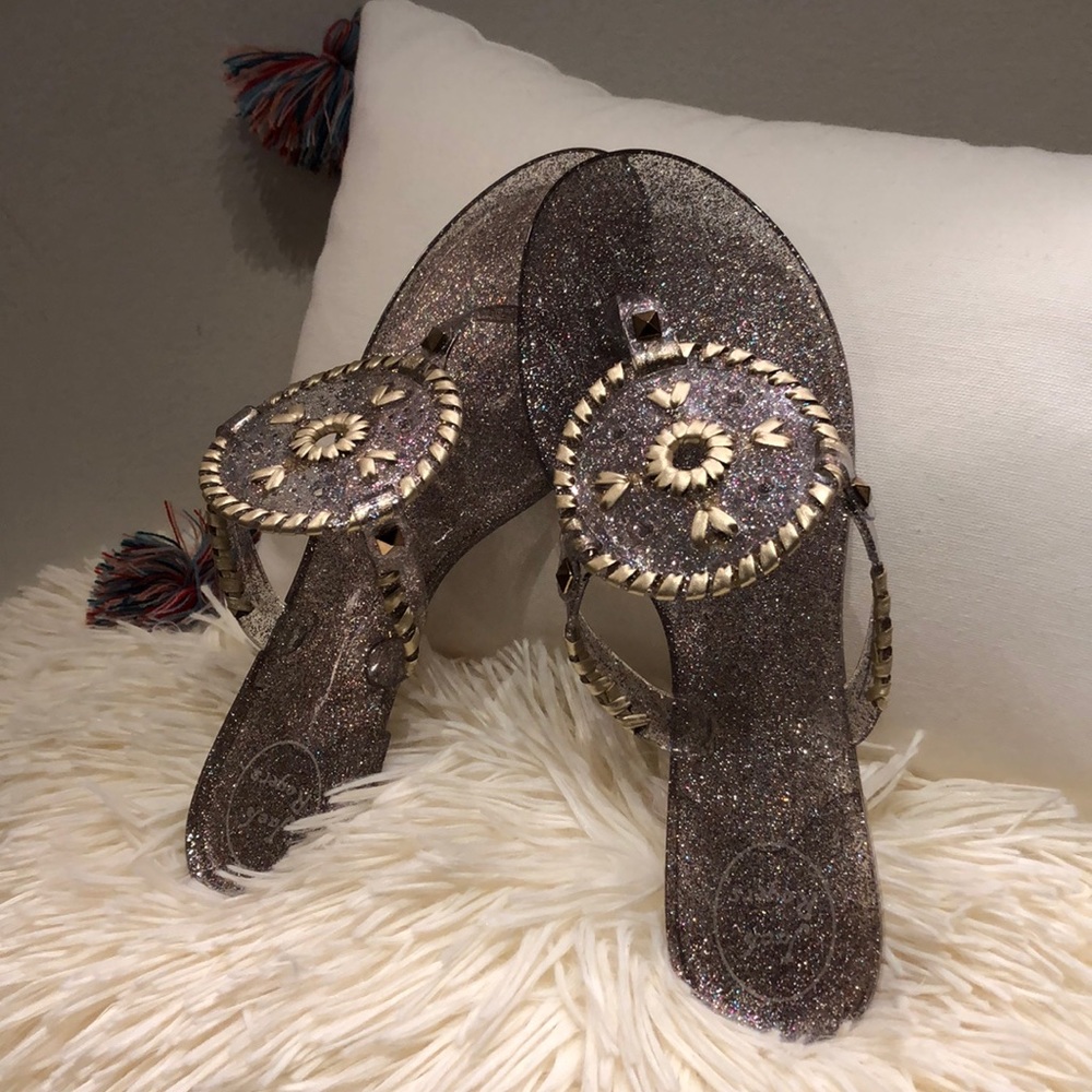 Jack Rogers NEW Sparkle Georgia Jelly